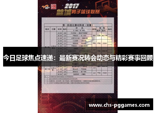 今日足球焦点速递：最新赛况转会动态与精彩赛事回顾